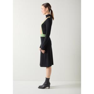 L.K. Bennett Natalia Colourblock Merino Dress